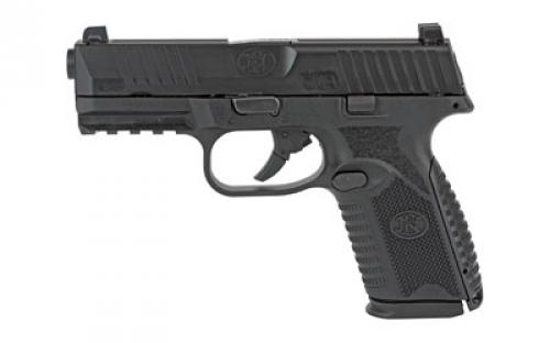 FN America FN 509, Semi-automatic, Striker Fired, Mid Size, 9MM, 4 Barrel, Polymer Frame, Black Finish, 2-15Rd Magazines, 3 Dot Sights, Non-Manual Safety 66-100463