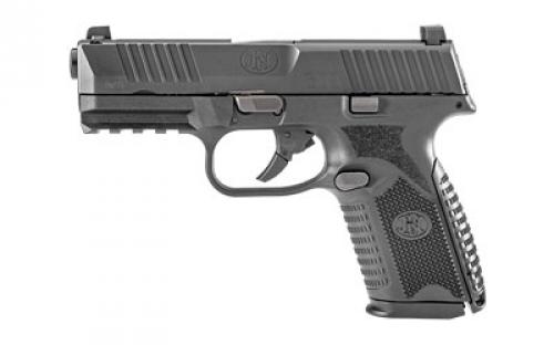 FN America FN 509, Semi-automatic, Striker Fired, Mid Size, 9MM, 4" Barrel, Polymer Frame, Black, 2-10Rd Magazines, 3 Dot Sights, Non-Manual Safety 66-100464