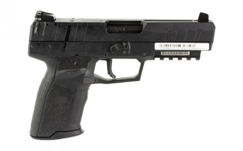 FN America Five seveN MRD, Striker Fired, Semi-automatic, Polymer Frame Pistol, Full Size, 5.7X28MM, 4.8" Barrel, Matte Finish, Black, Stippled Textured Grip, Optic Ready, Adjustable Sights, Ambidextrous, 10 Rounds, 2 Magazines, Includes Ballistic Zippered Case 66-101276