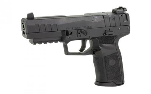 FN America Five seveN MRD, Striker Fired, Semi-automatic, Polymer Frame Pistol, Full Size, 5.7X28MM, 4.8" Barrel, Matte Finish, Black, Stippled Textured Grip, Optic Ready, Adjustable Sights, Ambidextrous, 10 Rounds, 2 Magazines, Includes Ballistic Zippered Case 66-101276