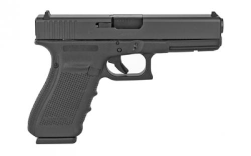 Glock 20 Gen4, Striker Fired, Semi-automatic, Polymer Frame Pistol, Full Size, 10MM, 4.61" Barrel, Matte Finish, Black, Fixed Sights, 15 Rounds, 2 Magazines, Right Hand G20415AUT