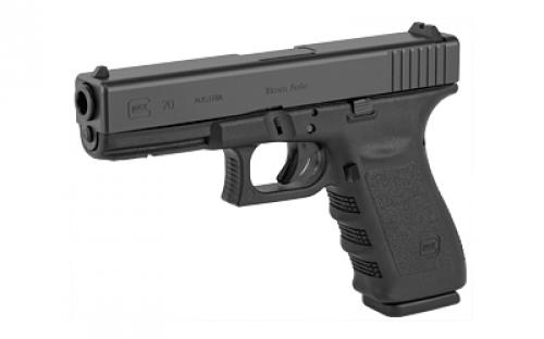 Glock 20SF Gen3, Striker Fired, Semi-automatic, Polymer Frame Pistol, Full Size, 10MM, 4.61" Barrel, Matte Finish, Black, Fixed Sights, 15 Rounds, 2 Magazines, Right Hand G20SF15AUT