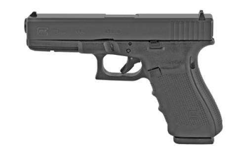 Glock 21 Gen4, Striker Fired, Semi-automatic, Polymer Frame Pistol, Full Size, 45 ACP, 4.61 Barrel, Matte Finish, Black, Fixed Sights, 13 Rounds, 2 Magazines, Right Hand G21413US