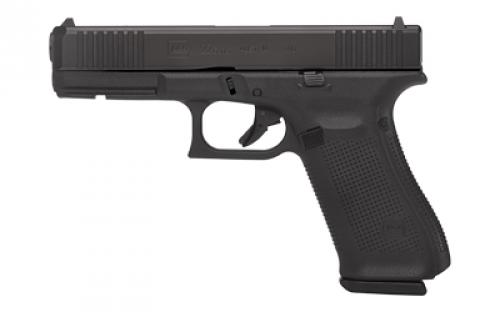 Glock 22, GEN 5, Semi-automatic, Striker Fired, Polymer Frame Pistol, Compact, 40 S&W, 4.49 Barrel, Matte Finish, Black, Interchangeable, Fixed Sights, 15 Rounds, 2 Magazines G22515AUT