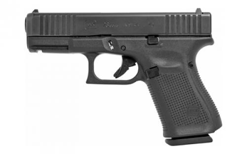 Glock 23 Gen5, Striker Fired, Semi-automatic, Polymer Frame Pistol, Compact, 40 S&W, 4.01 Barrel, nDLC Finish, Black, Fixed Sights, 13 Rounds, 2 Magazines, Right Hand G23513AUT