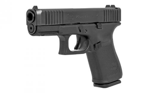 Glock 23 Gen5, Striker Fired, Semi-automatic, Polymer Frame Pistol, Compact, 40 S&W, 4.01" Barrel, nDLC Finish, Black, Fixed Sights, 13 Rounds, 2 Magazines, Right Hand G23513AUT