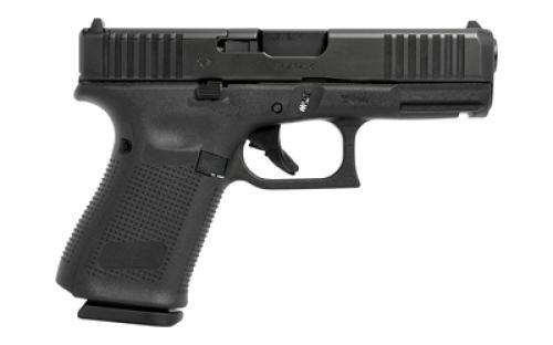 Glock 23 M.O.S., GEN 5, Semi-automatic, Striker Fired, Compact, 40 S&W, 4.02", Black, Interchangeable, 13 Rounds, 2 Mags, Fixed Sights, Polymer, Matte G23513MOSAUT