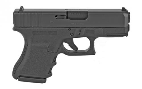 Glock 29 Gen3, Striker Fired, Semi-automatic, Polymer Frame Pistol, Sub-Compact, 10MM, 3.78" Barrel, Matte Finish, Black, Fixed Sights, 10 Rounds, 2 Magazines, Right Hand G29SFAUT