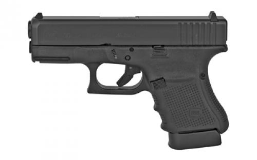 Glock 30, GEN 4, Semi-automatic, Striker Fired, Sub-Compact, 45 ACP, 3.78, Black, Interchangeable, 10Rd, 2 Mags, Fixed Sights, Polymer, Matte G304US