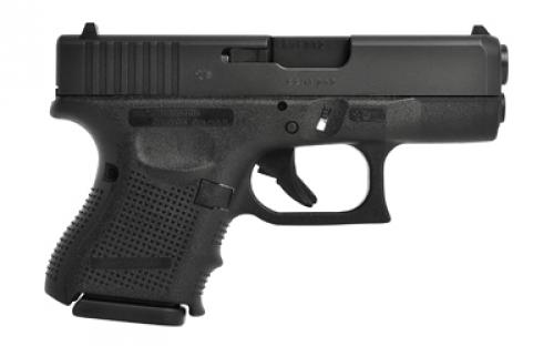 Glock 33, GEN 4, Semi-automatic, Striker Fired, Sub-Compact, 357 Sig, 3.43", Black, Interchangeable, 9 Rounds, 2 Mags, Fixed Sights, Polymer, Matte G334AUT