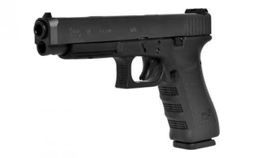 Glock 34, GEN 3, Semi-automatic, Striker Fired, Longslide, 9MM, 5.31", Black, Interchangeable, 17 Rounds, 2 Mags, Prac/Tac, Fixed Sights, Polymer, Matte G3417US