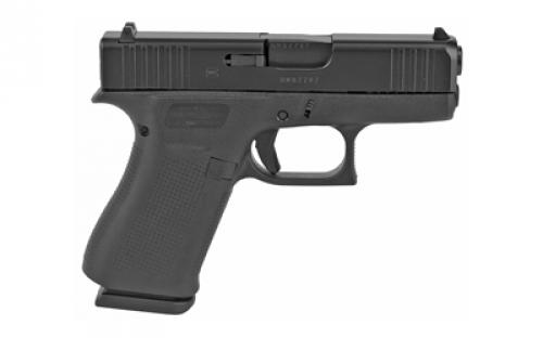 Glock 43X , Striker Fired, Semi-automatic, Polymer Frame Pistol, Sub-Compact, 9MM, 3.41" Barrel, nDLC Finish, Black, Fixed Sights, 10 Rounds, 2 Magazines, Right Hand G43XAUT