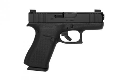 Glock 43X, M.O.S, Semi-automatic, Striker Fired, Sub-Compact, 9MM, 3.41", Black, 10Rd, 2 Mags, Fixed Sights, Polymer, Matte G43XMOSAUT