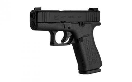 Glock 43X, M.O.S, Semi-automatic, Striker Fired, Sub-Compact, 9MM, 3.41", Black, 10Rd, 2 Mags, Fixed Sights, Polymer, Matte G43XMOSAUT