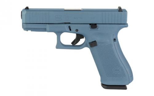 Glock 45, Semi-automatic, Striker Fired, Compact, 9MM, 4.02 Barrel, Cerakote Finish, Blue Titanium, 17 Rounds, 3 Magazines PA455S204-BT