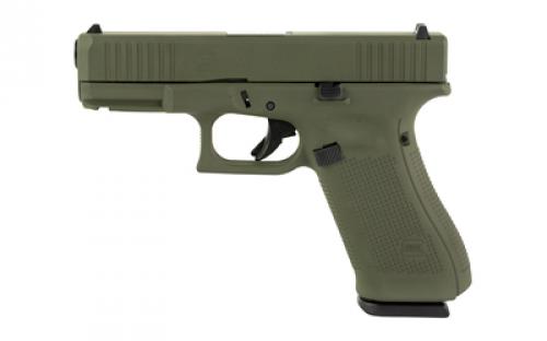 Glock 45, Semi-automatic, Striker Fired, Compact, 9MM, 4.02 Barrel, Cerakote Finish, Olive Drab Green, 17 Rounds, 3 Magazines PA455S204-OD