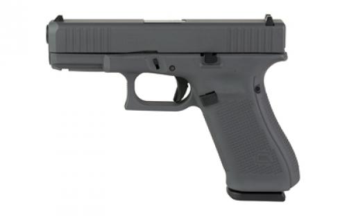 Glock 45, Semi-automatic, Striker Fired, Compact, 9MM, 4.02 Barrel, Cerakote Finish, Sniper Gray, 17 Rounds, 3 Magazines PA455S204-SG