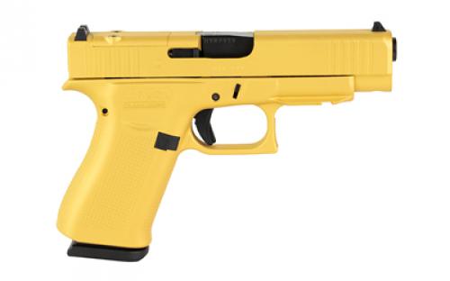 Glock 48, M.O.S, Semi-automatic, Striker Fired, Compact, 9MM, 4.17" Barrel, Cerakote Finish, Gold, 10 Rounds, 2 Magazines PA4850204FRMOS-GOLD