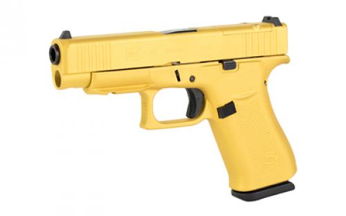 Glock 48, M.O.S, Semi-automatic, Striker Fired, Compact, 9MM, 4.17" Barrel, Cerakote Finish, Gold, 10 Rounds, 2 Magazines PA4850204FRMOS-GOLD