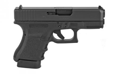 Glock 30SF Gen3, Striker Fired, Semi-automatic, Polymer Frame Pistol, Sub-Compact, 45 ACP, 3.78" Barrel, Matte Finish, Black, Fixed Sights, 10 Rounds, 2 Magazines PF3050201