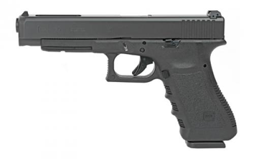 Glock 35 Gen3, Striker Fired, Semi-automatic, Polymer Frame Pistol, Full Size, 40 S&W, 5.31 Barrel, Matte Finish, Black, Adjustable Sights, 10 Rounds, 2 Magazines PI3530101