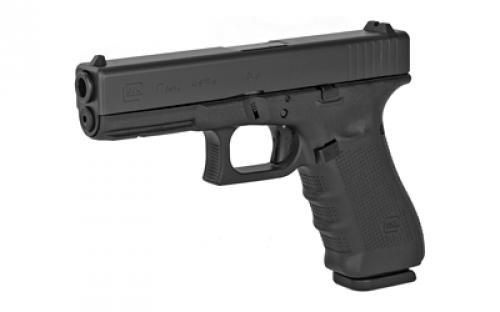 Glock 17, Gen 4, Rebuilt, Striker Fired, Semi-automatic, Polymer Frame Pistol, Full Size, 9MM, 4.48" Barrel, Black, Matte Finish, 17 Rounds, 3 Magazines, May or May Not Come With Night Sights PR17501