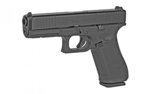 Glock 17 Gen5 MOS, Rebuilt, Striker Fired, Polymer Frame Pistol, Full Size, 9MM, 4.49" Barrel, Black, Matte Finish, 17 Rounds, 3 Magazines, May or May Not Come With Night Sights PR17555MOSFS