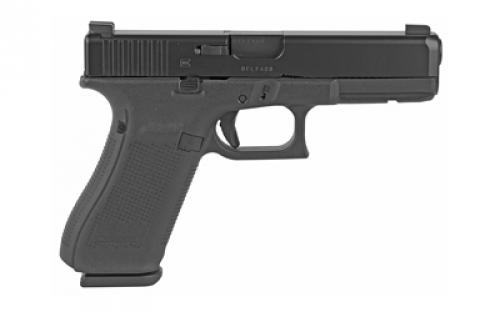 Glock 17 Gen5, Rebuilt, Striker Fired, Full Size, 9MM, 4.49" Marksman Barrel, Polymer Frame, Matte Finish, 17Rd, 3 Magazines, Ambidextrous Slide Stop Lever, Flared Mag Well, nDLC Finished Slide and Barrel, No Finger Grooves, May or May Not Come With Night Sights PR17555