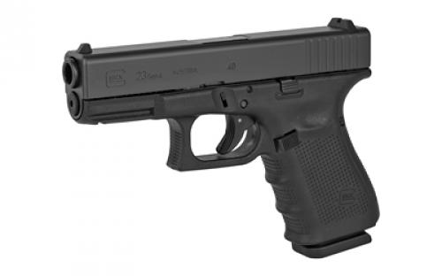 Glock 23 Gen 4, Rebuilt, Striker Fired, Semi-automatic, Polymer Frame Pistol, Compact, 40S&W, 4.01" Barrel, Black, Matte Finish, 13 Rounds, 3 Magazines, May or May Not Come With Night Sights PR23501