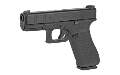 Glock 45, Rebuilt, Striker Fired, Semi-automatic, Polymer Frame Pistol, Compact, 9MM, 4.02" Barrel, Black, Matte Finish, 17 Rounds, 3 Magazines, May or May Not Come With Night Sights PR45509