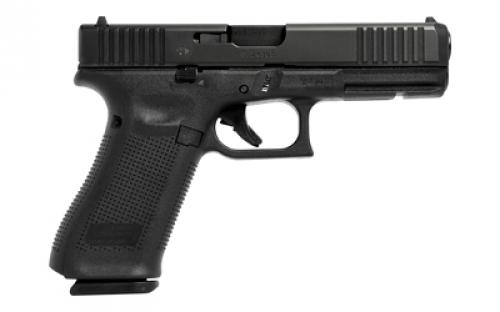 Glock 22, GEN 5, Semi-automatic, Striker Fired, Full, 40 S&W, 4.02", Black, 15 Rounds, 3 Magazines, Front Serrations, Fixed Sights, Polymer, Matte UA225S203