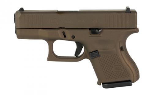 Glock 26, GEN 5, Semi-automatic, Striker Fired, Sub-Compact, 9MM, 3.43 Barrel, Cerakote Finish, Midnight Bronze, 10 Rounds, 3 Magazines UA265S204-MB