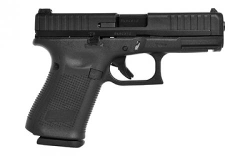 Glock 44, Semi-automatic, Striker Fired, Compact, 22 LR, 4.02", Black, Interchangeable, 10 Rounds, 2 Mags, Threaded, Fiber Optic Front Sight, Polymer, Matte UA4450101TALO