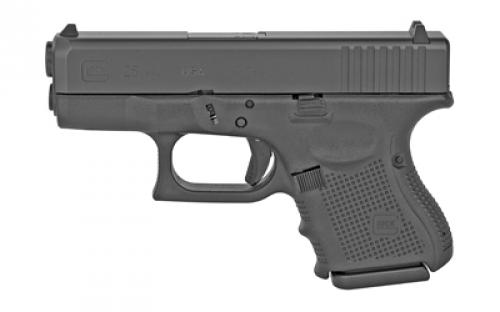 Glock 26, Semi-automatic, Safe Action, Sub-Cmp, 9MM, 3.42 Barrel, Matte, 10Rd, 2 Mags, Rebuilt, Fixed Sights UR26501