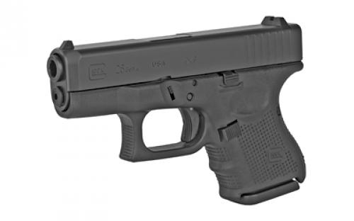 Glock 26, Semi-automatic, Safe Action, Sub-Cmp, 9MM, 3.42" Barrel, Matte, 10Rd, 2 Mags, Rebuilt, Fixed Sights UR26501