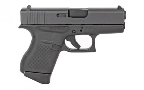 Glock 43, Rebuilt, Safe Action, Semi-automatic, Polymer Frame Pistol, Subcompact, 9MM, 3.39" Barrel, Black, Fixed Sights, 6 Rounds, 2 Magazines PR43509