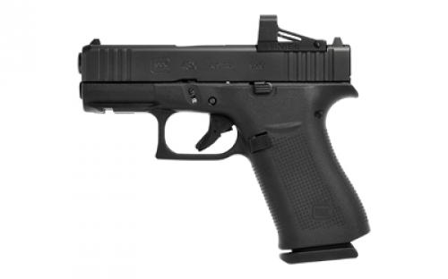 Glock 43X MOS, TALO Exclusive, Striker Fired, Semi-automatic, Polymer Frame Pistol, Sub-Compact, 9MM, 3.41 Barrel, nPVD Finish, Black, Fixed Sights, Includes RMSc Glass Edition 4MOA Dot Shield Optic, 10 Rounds, 2 Magazines, Right Hand UX4350201FRMOSC