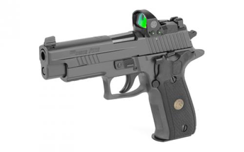 Sig Sauer P226, Legion RXP, Double Action/Single Action, Metal Frame Pistol, Full Size, 9MM, 4.4" Barrel, Alloy, Legion Gray, G10 Grips, XRAY3 Day/Night Sights, Decocker, 15 Rounds, P-SAIT Trigger, ROMEO1 PRO Reflex Optic, 3 Magazines E26R-9-LEGION-RXP