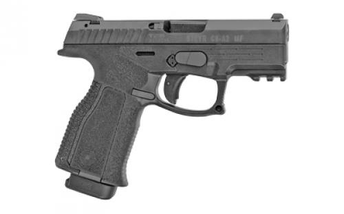 Steyr Arms C9-A2 MF, Striker Fired, Semi-automatic, Polymer Frame Pistol, Compact, 9MM, 3.8 Barrel, Mannox Finish, Black, Interchangeable Grips, Trapezoid Sights, 17 Rounds, 2 Magazines 78-323-2H0