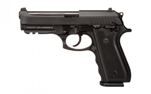 Taurus 917C, Double Action/Single Action, Semi-automatic, Metal Frame Pistol, Compact, 9MM, 4.3" Barrel, Matte Finish, Black, Manual Safety, Adjustable Rear Sight & Ramp Front Sight, 18 Rounds, 2 Magazines 1-917C41