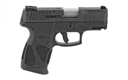 Taurus G2C, Striker Fired, Semi-automatic, Polymer Frame Pistol, Compact , 9MM, 3.2" Barrel, Matte Finish, Black, Adjustable Sights, Manual Thumb Safety, 12 Rounds, 2 Magazines 1-G2C931-12