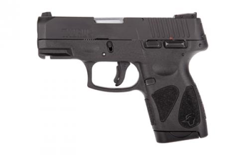 Taurus G2S, Striker Fired, Semi-automatic, Polymer Frame Pistol, Sub-Compact, 9mm, 3.2 Barrel, Matte Finish, Black, Fixed Front Sight With Adjustable Rear Sight, Manual Thumb Safety, 7 Rounds, 2 Magazines 1-G2S931