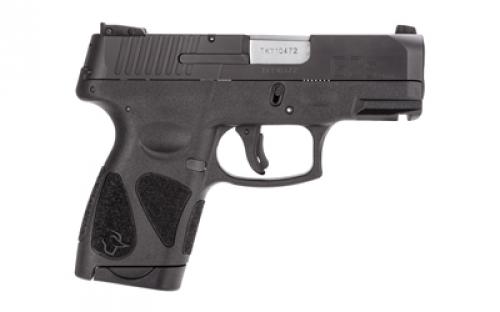 Taurus G2S, Striker Fired, Semi-automatic, Polymer Frame Pistol, Sub-Compact, 9mm, 3.2" Barrel, Matte Finish, Black, Fixed Front Sight With Adjustable Rear Sight, Manual Thumb Safety, 7 Rounds, 2 Magazines 1-G2S931