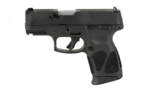 Taurus G3C, Semi-automatic, Striker Fired, Polymer Frame Pistol, 9MM, 3.2" Barrel Matte Finish, Black, Adjustable Sights, 2 Magazines, 12 Rounds, Package Includes Knife, Flashlight 1-G3C931-CK6