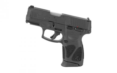 Taurus G3C, MA Compliant, Striker Fired, Semi-automatic, Polymer Frame Pistol, Compact, 9MM, 3.2 Barrel, Matte Finish, Black, Fixed Front Sight With Drift Adjustable Rear Sight, Manual Safety, 10 Rounds, 3 Magazines 1-G3C931-MA