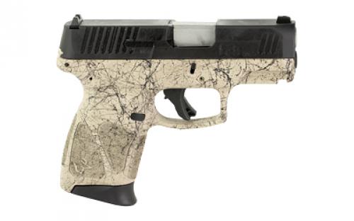 Taurus G3C, Striker Fired, Semi-automatic, Polymer Frame Pistol, Compact, 3.2" Barrel, Matte Finish, Flat Dark Earth Frame w/Black Splatter, Black Slide, Fixed Front Sight With Drift Adjustable Rear Sight, 12 Rounds, 3 Magazines 1-G3C931-SP3