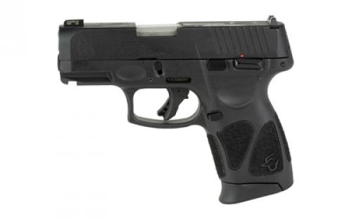 Taurus G3C, Striker Fired, Semi-automatic, Polymer Framed Pistol, Compact, 9MM, 3.2" Barrel, Matte Finish, Black, Manual Safety, AmeriGlo Front Night Sight, 12 Round, 3 Magazines 1-G3C931-TL1