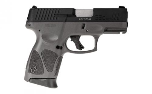 Taurus G3C, Striker Fired, Semi-automatic, Polymer Frame Pistol, Compact, 3.2" Barrel, Gray Frame, Matte Finish Slide, Fixed Front Sight With Drift Adjustable Rear Sight, Manual Thumb Safety, 12 Rounds, 3 Magazines 1-G3C931G