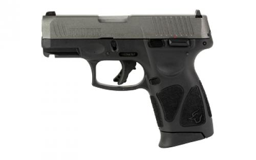 Taurus G3C, Striker Fired, Semi-automatic, Polymer Frame Pistol, Compact, 3.2 Barrel, Matte Finish, Tungsten Slide, Black Frame, Fixed Front Sight With Drift Adjustable Rear Sight, 12 Rounds, 3 Magazines 1-G3C93C