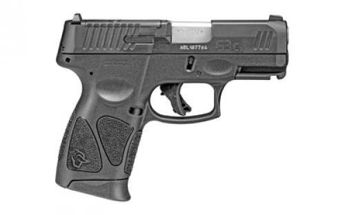 Taurus G3C, T.O.R.O. (Taurus Optic Ready Option), Striker Fired, Semi-automatic, Polymer Frame Pistol, Compact, 9MM, 3.2" Barrel, Matte Finish, Black, Fixed Front Sight With Drift Adjustable Rear Sight, Manual Thumb Safety, 10 Rounds, Optics Ready, 3 Magazines 1-G3CP931-10